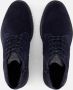 Bugatti hoge suede heren veterschoenen blauw Echt leer - Thumbnail 5