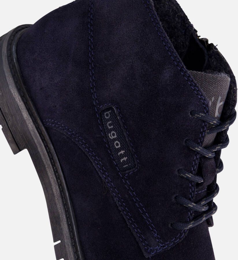 Bugatti Caj Veterschoenen blauw Suede