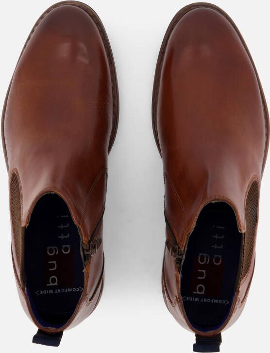 Bugatti Amros Chelsea boots cognac Leer