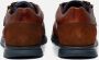 Bugatti leren heren sneakers cognac bruin - Thumbnail 4