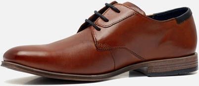 Bugatti Leagro veterschoenen cognac Leer