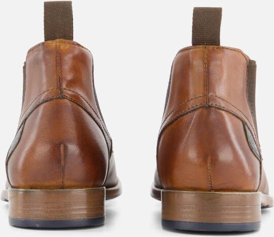 Bugatti Licio Eco Chelsea boots cognac Leer