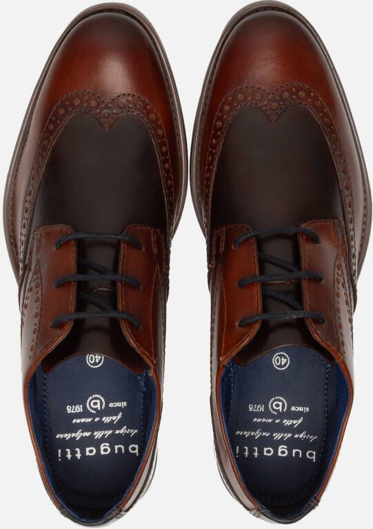 Bugatti Licio Eco Veterschoenen cognac Leer