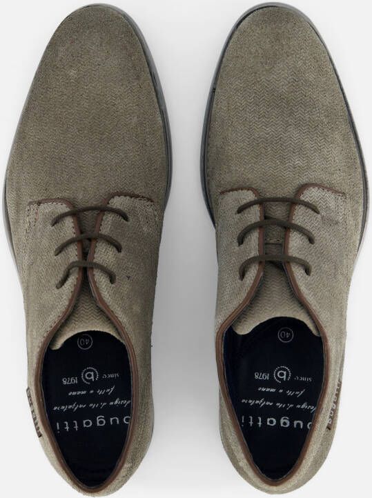 Bugatti Licio Eco Veterschoenen taupe Suede