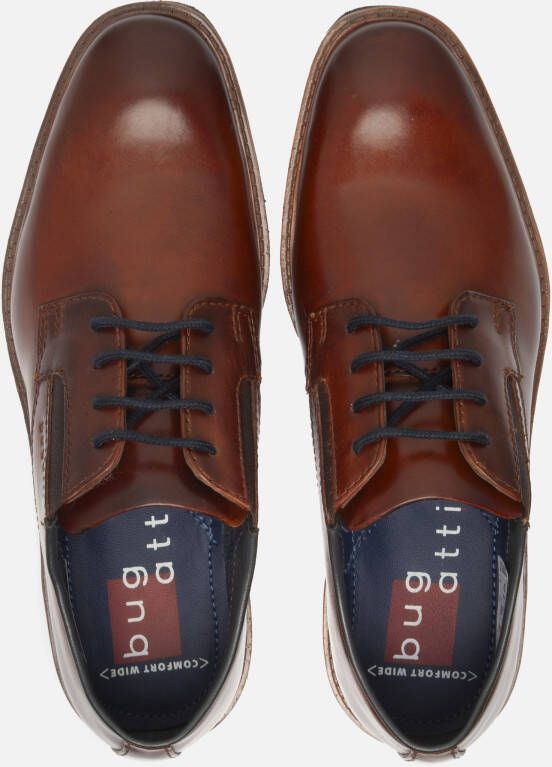 Bugatti Mero Veterschoenen cognac Leer