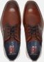 Bugatti leren heren veterschoenen cognac bruin - Thumbnail 5