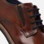 Bugatti leren heren veterschoenen cognac bruin - Thumbnail 7