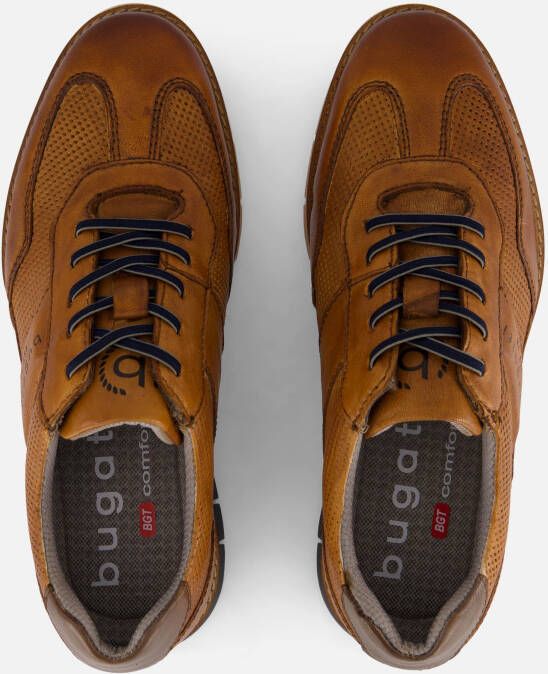 Bugatti Simone Sneakers cognac Leer