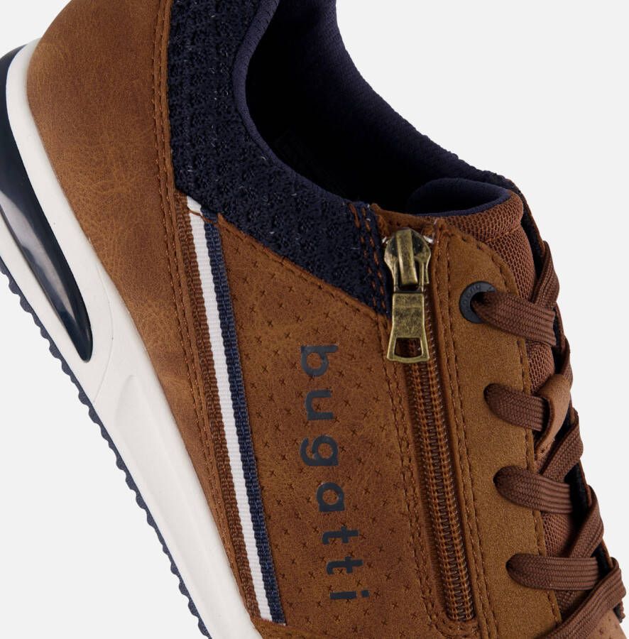 Bugatti Sneakers cognac Textiel