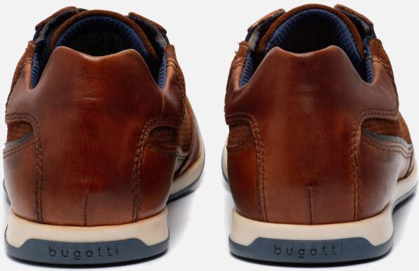 Bugatti Tomeo Eco Sneakers cognac Leer