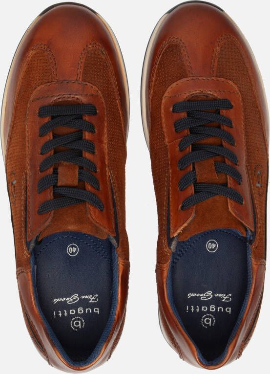 Bugatti Tomeo Eco Sneakers cognac Leer