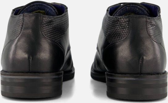 Bugatti Veterschoenen zwart Leer