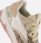 BunniesJR 225375-994 Meisjes Lage Sneakers Beige Wit Leer Veters - Thumbnail 11