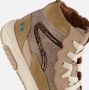 BunniesJR 224841-106 Meisjes Hoge Sneakers Beige Nubuck Veters - Thumbnail 6