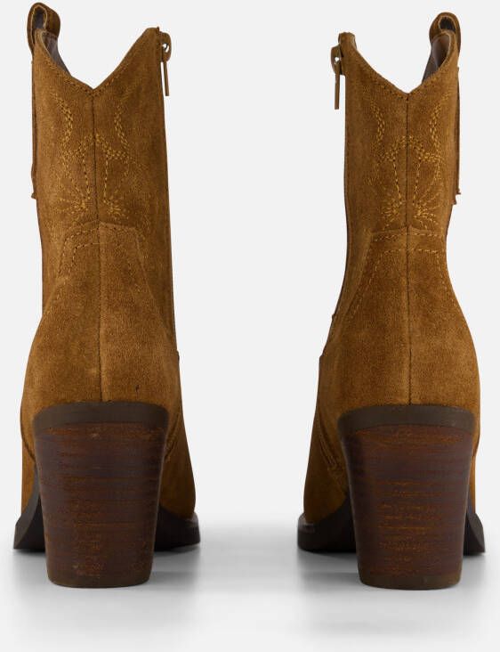 Cellini Cowboylaarzen cognac Suede