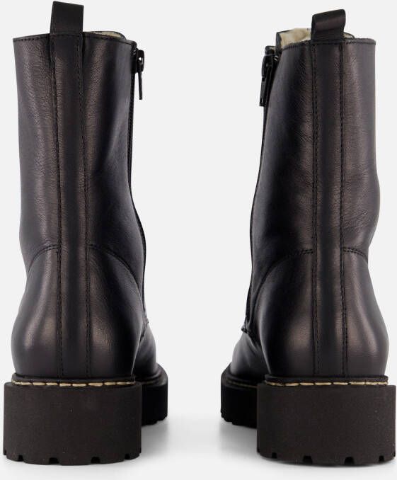 Cellini Teddy Veterboots zwart Leer