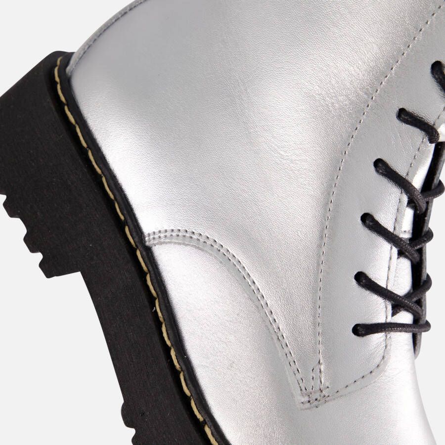 Cellini veterboots zilver metallic