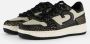 Cruyff Campo Low Lux black cream Zwart Leer Lage sneakers Dames - Thumbnail 4