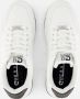 Cruyff Tennis court black white Zwart Leerlook Lage sneakers Dames - Thumbnail 8