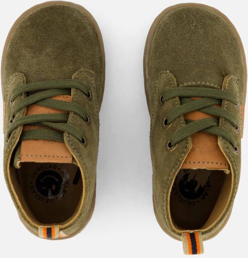 Develab Babyschoenen groen Suede