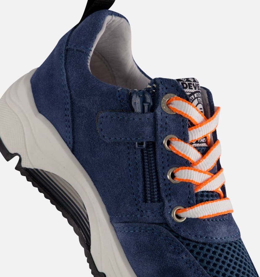 Develab Sneakers blauw Leer