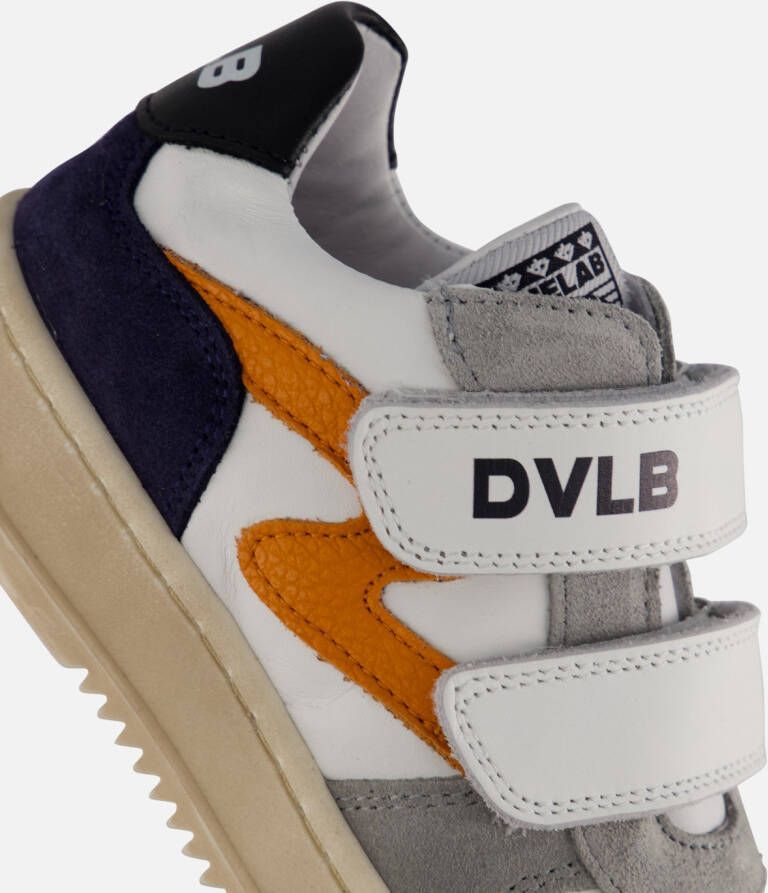 Develab Velcro Sneakers oranje Leer