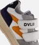 Develab leren sneakers wit oranje blauw Jongens Leer Meerkleurig 26 - Thumbnail 11