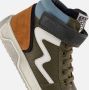 Develab 44357 Sneakers Leren Sneaker Jongens Groen - Thumbnail 8