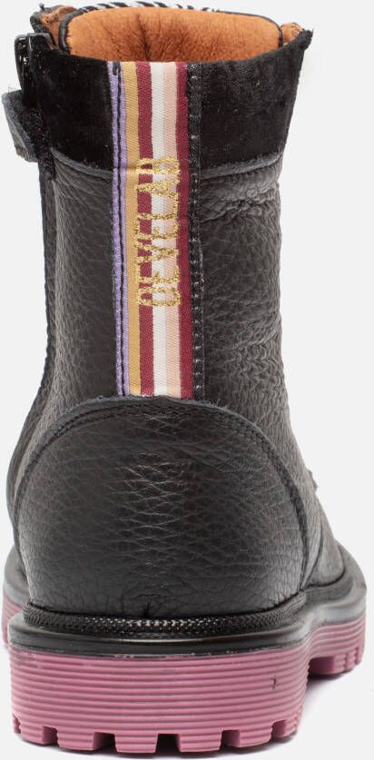 Develab Veterboots zwart Leer 32319