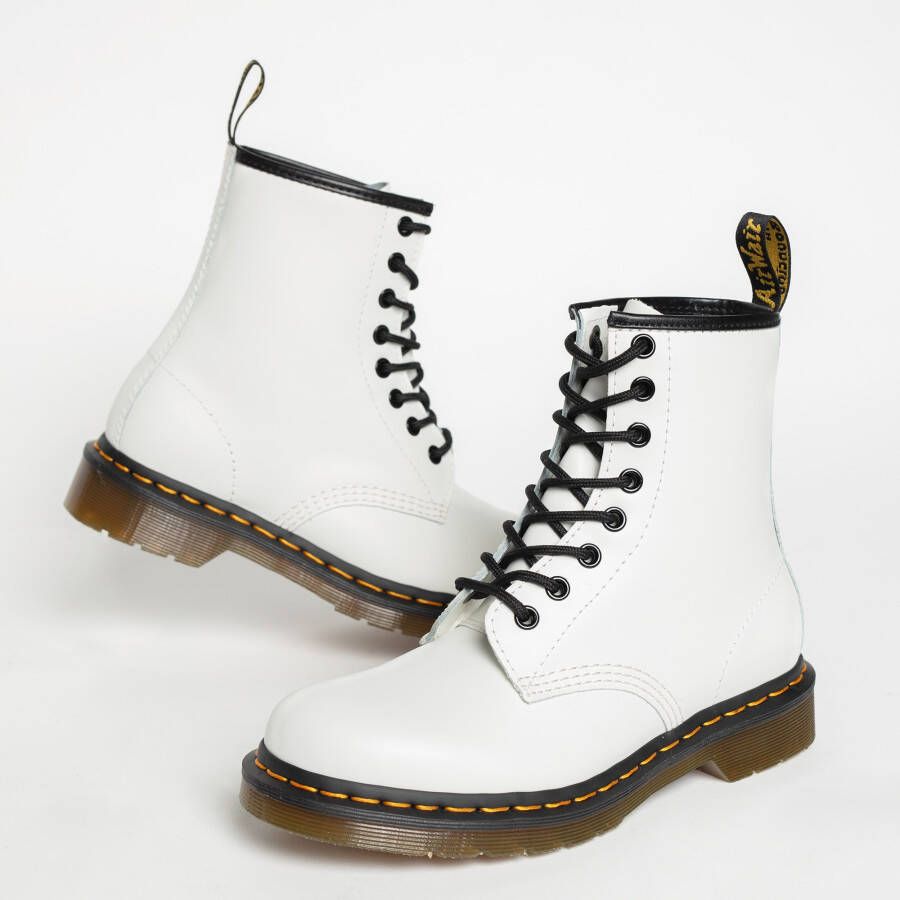 Dr. Martens 1460 Smooth veterboots wit Leer