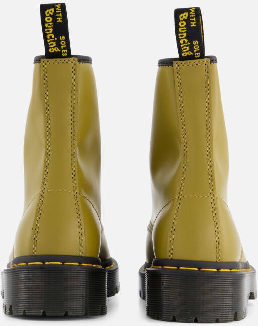 Dr. Martens Veterboots groen Leer