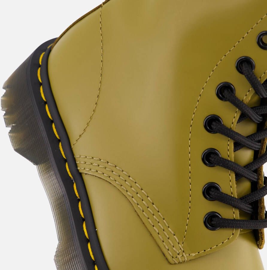 Dr. Martens Veterboots groen Leer