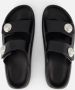 ECCO Cozmo W Sandalen zwart Leer Dames - Thumbnail 4