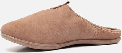 ECCO Easy W pantoffels cognac Leer