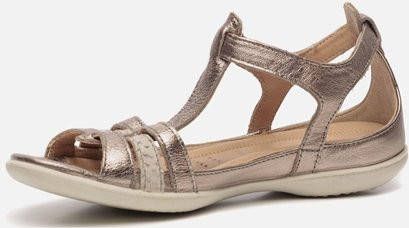 ECCO Sandaal Women Flash Warm Grey Metallic Moon Rock-Schoen