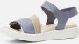 ECCO Flowt W Sandalen blauw Leer Dames - Thumbnail 50