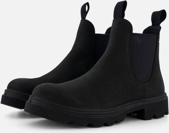 ECCO Grainer W Chelsea boots zwart Nubuck