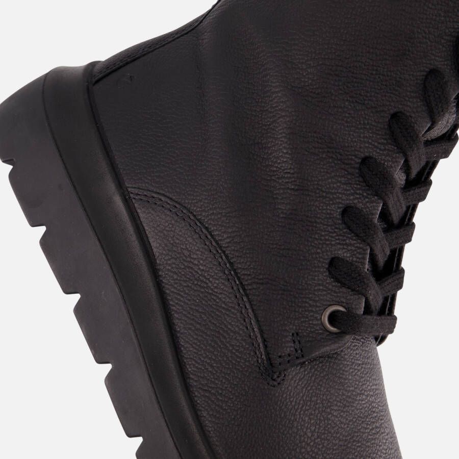 ECCO Nouvelle Veterboots zwart Leer