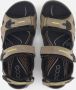 ECCO Off Road leren heren sandalen zwart groen - Thumbnail 6