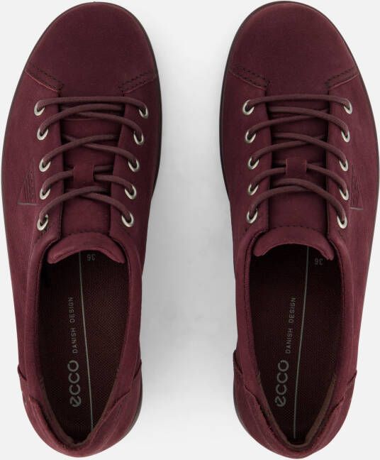 ECCO Soft 2 Sneakers bordeaux Nubuck