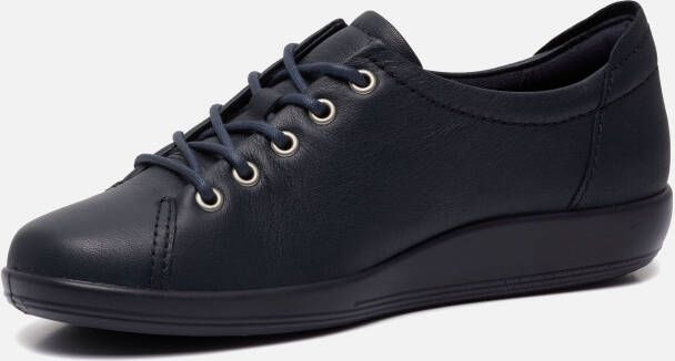 ECCO Soft 2.0 Sneakers blauw Leer