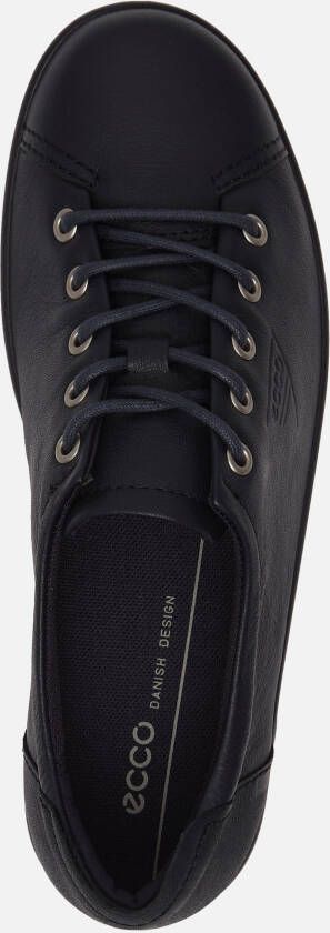 ECCO Soft 2.0 Sneakers blauw Leer