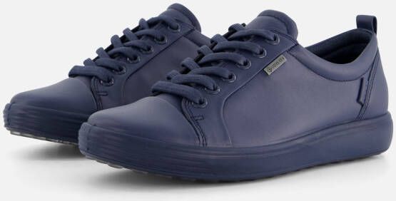 ECCO Soft 7 W Sneakers blauw Leer