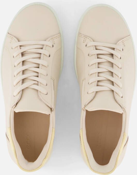 ECCO Soft Sneakers beige Leer