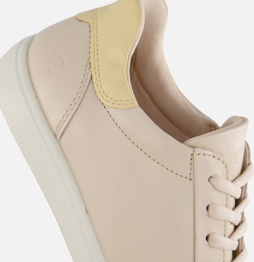 ECCO Soft Sneakers beige Leer