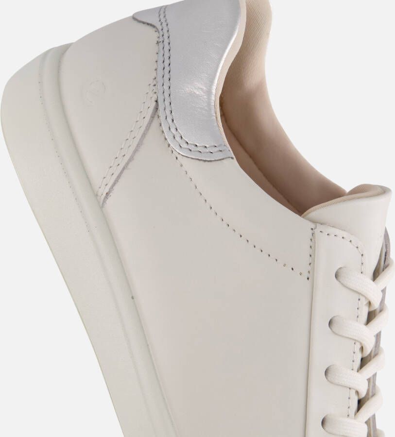 ECCO Soft Sneakers wit Leer