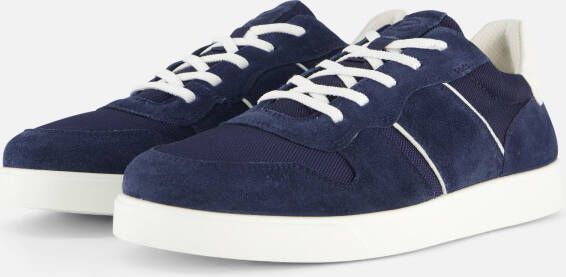 ECCO Street Lite M Sneakers blauw Suede