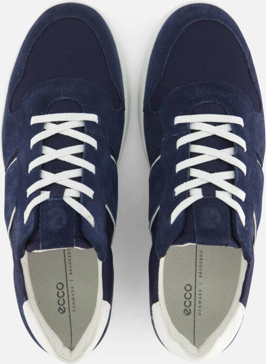 ECCO Street Lite M Sneakers blauw Suede