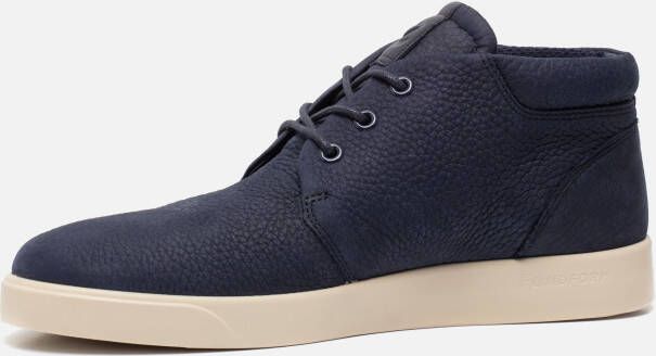 ECCO Street Lite M Veterschoenen Blauw Textiel