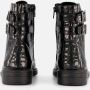 Feyn Brooke Veterboots zwart Lak - Thumbnail 2